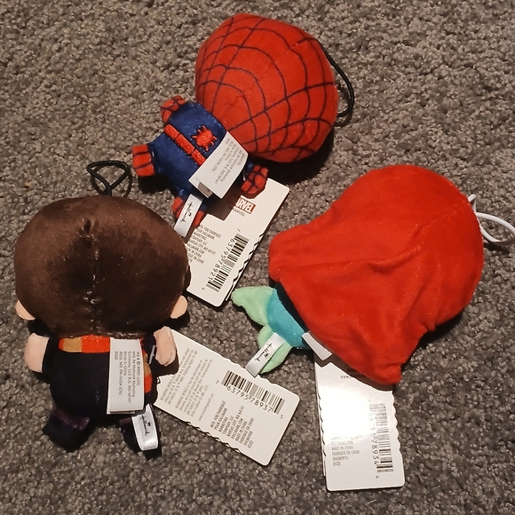 Marvel Spiderman, Disney princess Ariel, and Harry Potter Plush Ornament Toys - Picture 2 of 8